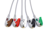 For Philips M1968A 989803125841 ECG 5 Leadwires AHA Pinch/Grabber