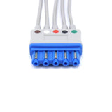 For Philips M1968A 989803125841 ECG 5 Leadwires AHA Pinch/Grabber
