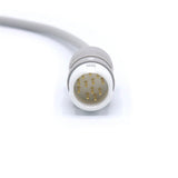 Für Philips M1977A EKG-Kabel 5 Leitungsdrähte 12-poliger AHA-Schnappanschluss