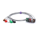 Für Philips M1625A EKG 5 Blei drähte AHA Snap Stecker