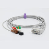 For Marquette 412681-003 ECG leadwires 5 leads AHA Snap Connector - sinokmed