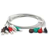 For Spacelabs 700-0007-08 ECG leadwire 5 leads AHA Snap Connector - sinokmed