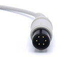 For AAMI ECG Trunk Cable AHA 6Pins Straight Connector
