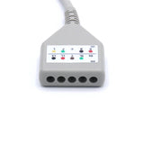 For AAMI ECG Trunk Cable AHA 6Pins Straight Connector