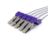 Veterinary ECG Cable 5 lead with Clip for Contec Patient Monitor CMS6000 Vet Use AHA