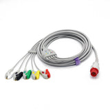 For Bionet ECG Cable 5 Leadwires 8 Pin Pinch/Grabber IEC European Standard Connector