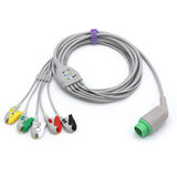 For Draeger Siemens ECG 5 Lead wires IEC 10-pin Pinch/Grabber Connector