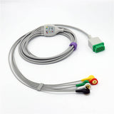 For Marquette ECG Cable 5 Leadwires Snap IEC European Standard - sinokmed