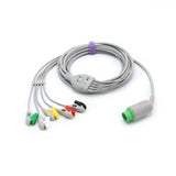 Für Mennen EKG-Kabel 5 Ableitungskabel IEC Pinch/Grabber-Anschluss