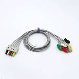 For Draeger-Siemens ECG 5 lead wires IEC European Standard Pinch/Grabber Connector - sinokmed