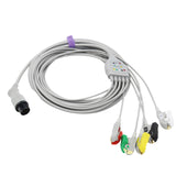 For Nihon Kohden ECG 5 Lead wires IEC Pinch/Grabber 8 pin Connector - sinokmed