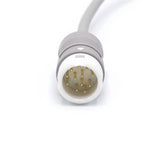For Philips ECG Cable 5 Leadwires 12 pin Pinch/Grabber IEC European Standard Connector