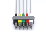 Für Philips M1635A EKG 5 Blei drähte IEC Europäischen Standard Snap Stecker