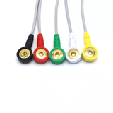 Für Philips M1635A EKG 5 Blei drähte IEC Europäischen Standard Snap Stecker