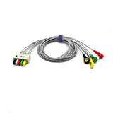 For Draeger-Siemens ECG 5 lead wires IEC European Standard Snap Connector
