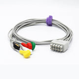 For Marquette 411200-004 ECG leadwires 5 leads IEC Snap European Standard Connector - sinokmed