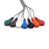 For EDAN SE-2003/SE-2012 Holter ECG cable For 7leads snap connector