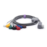 Pour câble ECG Beneware Holter Recorder 7 dérivations connecteur AHA/IEC Snap