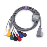 Pour câble ECG Beneware Holter Recorder 7 dérivations connecteur AHA/IEC Snap
