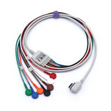 For GE-SEER Light 16P 2008594-004 Holter ECG Cable 7leads