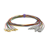 EKG-Kabel, 10 Anschlusskabel, vergoldete Cup-Elektroden, Din 1,5 mm