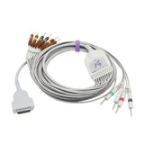 For Burdick EKG Cable 10 Leads Wires 3.0mm AHA Needle Connector - sinokmed