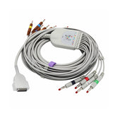 For GE Marquette 2029893-001 EKG Cable 10 Leads Wires 9.8 ft AHA Banana 4.0mm - sinokmed