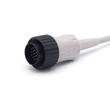 For Kenz EKG Cable 10 LeadWires AHA Standard Pinch/Grabber 16-pin Connector