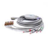 For Kenz EKG Cable 10 Leads Wires 9.8 ft AHA Banana 4.0mm