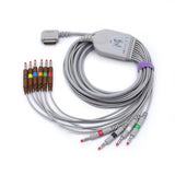 For Kenz EKG Cable 10 Leads Wires 9.8 ft AHA Banana 4.0mm