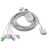 For Philips 9293-042-50 EKG Cable 10 LeadsWires AHA Pinch Connector 15 Pins - sinokmed