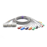 For Mortara Burdick 9293-047-60 EKG Leadwire AHA Pinch/Grabber Connector