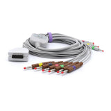 For Burdick EKG Cable 10 Lead IEC Banana 4.0mm European Standard Connector