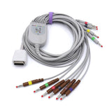 For Nihon Kohden EKG Cable BD-615E 10 Lead IEC Banana 4.0mm European Standard Connector