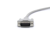 For Schiller EKG Cable 10 Leads Wires IEC Banana 4.0mm European Standard Connector 15 Pins