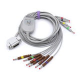 For Hellige EKG Cable 10 Leadwires IEC European Standard Banana Connector
