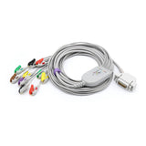 For Hellige EKG Cable 10 Leadwires IEC European Standard Pinch/Grabber Connector