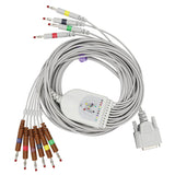 For Edan EKG Cable 10 Lead IEC Banana 4.0mm European Standard Connector - sinokmed