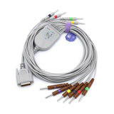 For Edan EKG Cable 10 Lead IEC Needle 3.0mm European Standard Connector