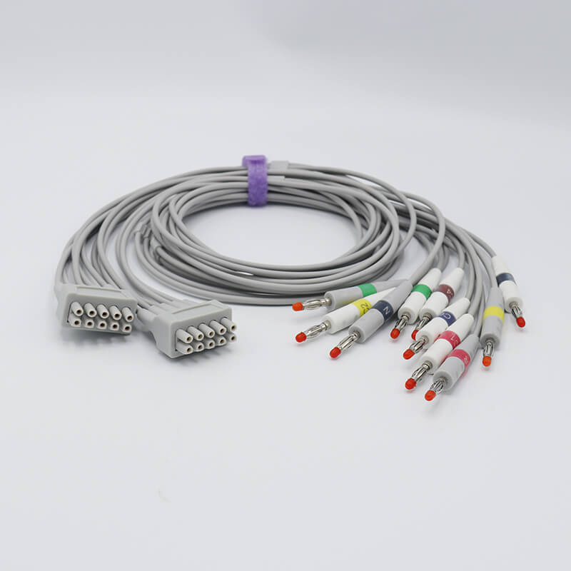 For Marquette EKG 10 Leadwires 38401817 IEC European Standard Banana Connector - sinokmed