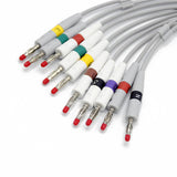 For GE Marquette 38401816 EKG 10 Leadwire IEC Banana 4.0mm Connector