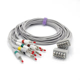 For GE Marquette 38401816 EKG 10 Leadwire IEC Banana 4.0mm Connector