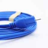 Electrosurgical cable bipolar ESU single-use grounding plate cable with a single pin