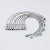 For Mortara 9281-002-50 Banana To Snap Pigtail Adapters Package of 10 - sinokmed