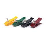 Universal ECG/EKG Electrodes Multiple Color Limb Clamp Nickel Both 4.0 and 3.0mm Pediatric Size Set of 4