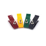 Universal ECG/EKG Electrodes Multiple Color Limb Clamp Nickel Both 4.0 and 3.0mm Pediatric Size Set of 4