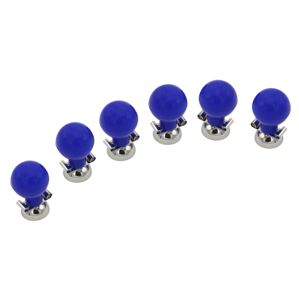 Universal ECG/EKG Bulb Suction Electrode Ball Adult Nickel 3mm/4mm Size 1.02 inch Set of 6 - sinokmed