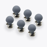 Universal EKG Suction Electrode Ag/AgCI Ball Adult Size Grey Set of 6 - sinokmed