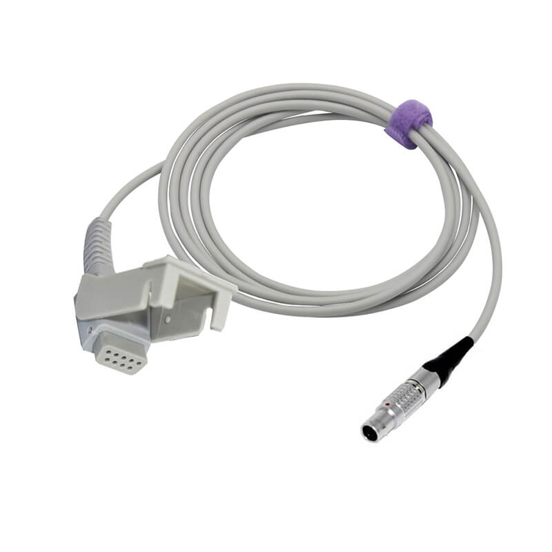 For CSI Criticare 518LD SpO2 Adapter Extension Cable 7.2 ft - sinokmed