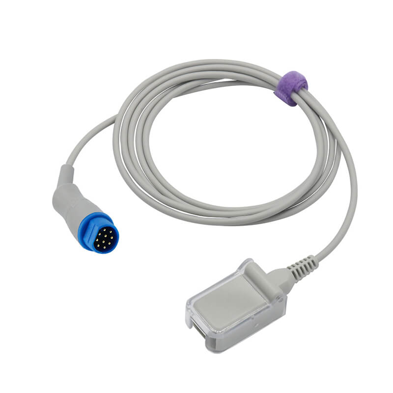 For Draeger SpO2 Adapter Extension Cable 10 pin 7.2 ft - sinokmed